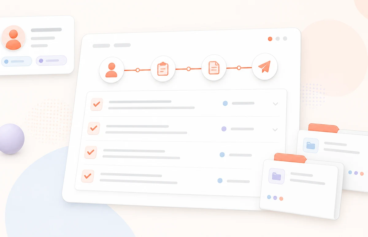 Spacebrain Form Builder screen for collecting client intake details.